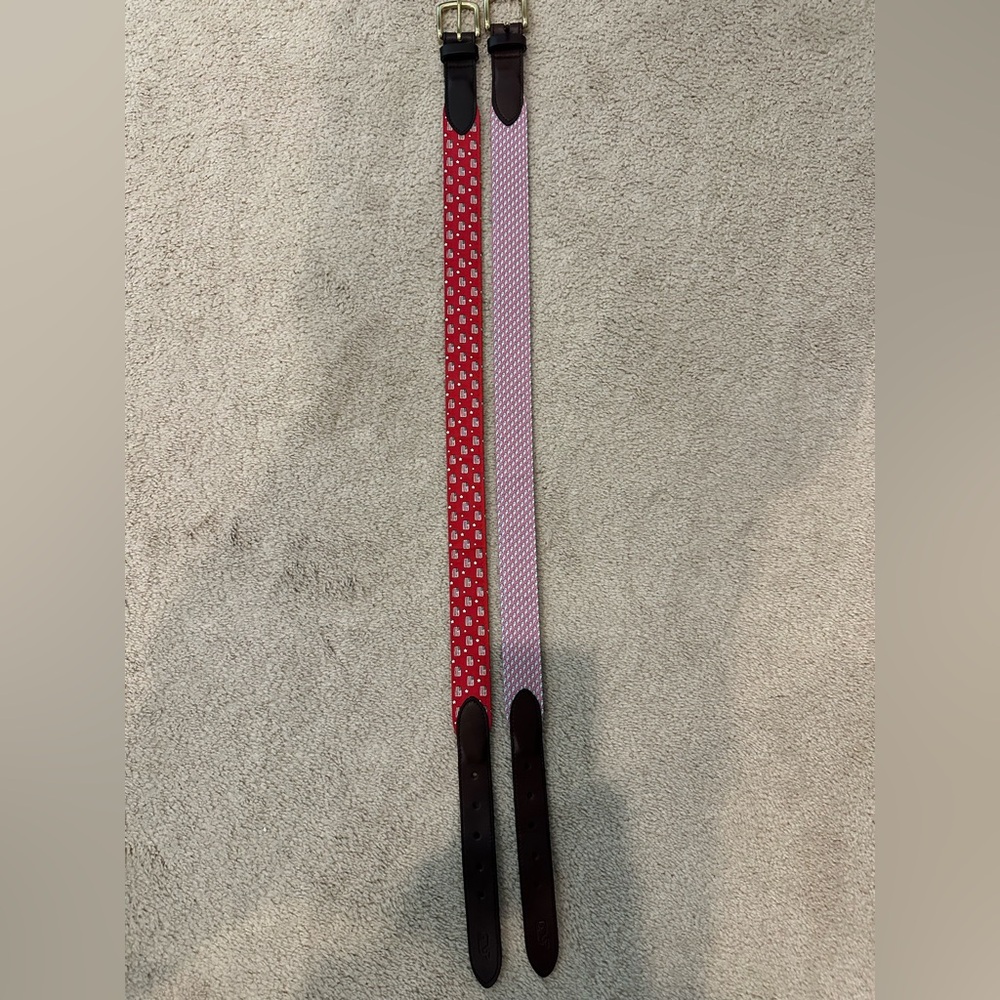 Vineyard Vines Belt Bundle, (2) Size 30